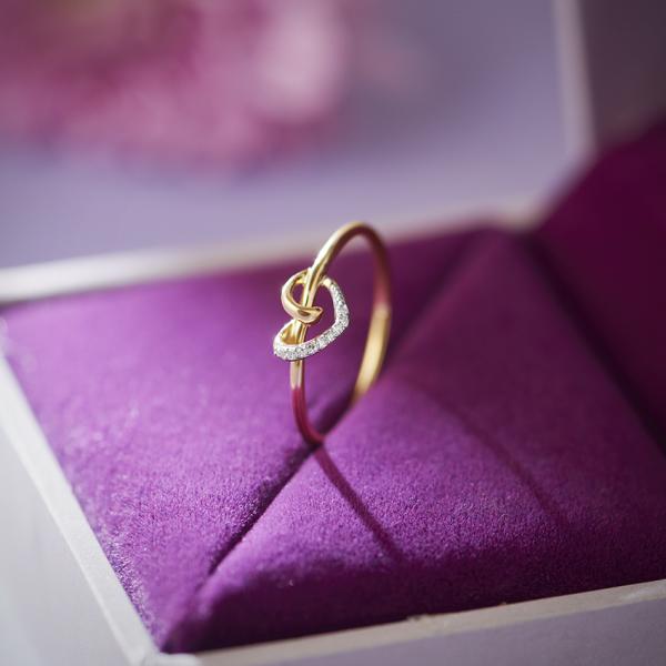 Radiant Heart Diamond Ring New